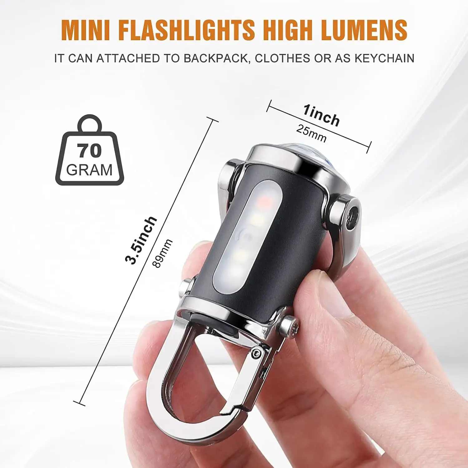 Mini Keychain Flashlight Recha - Outdoor Adventure Trips 评论和价格