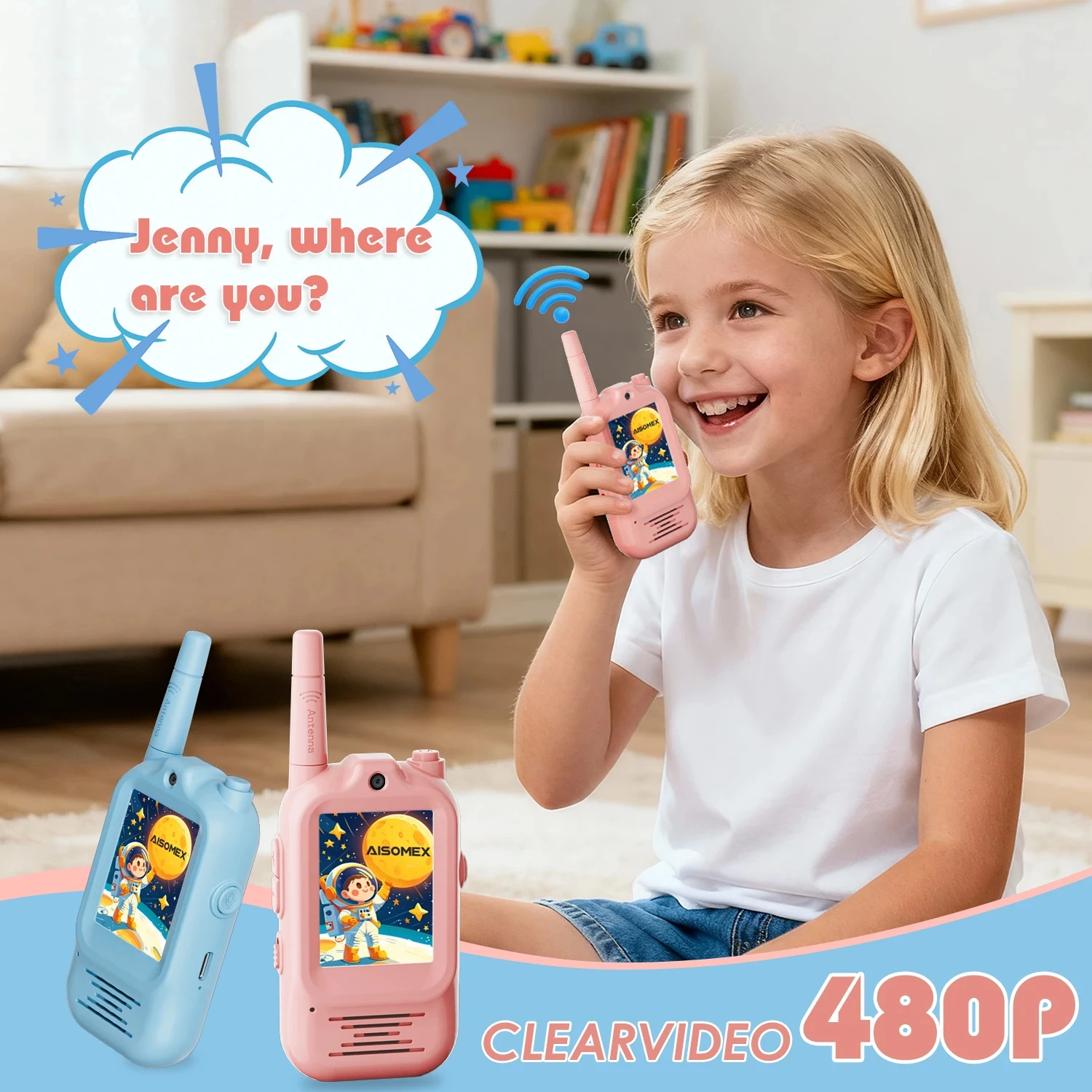 2pcs Kids Video Walkie Talkie  - Outdoor Adventure Videos 评论和价格