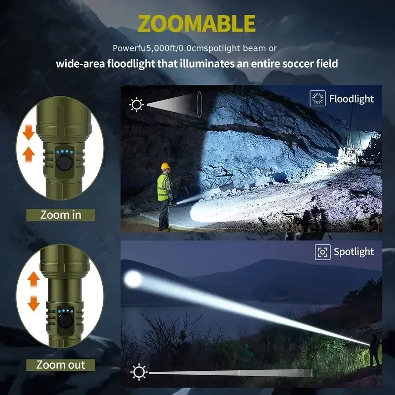 Ultra Powerful Flashlight Conc - Outdoor Adventure Trips 评论和价格