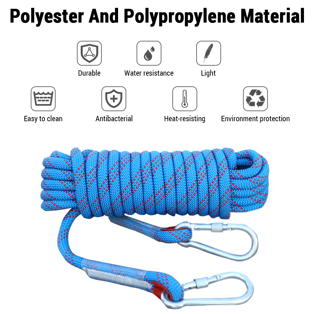 10mm Climbing Rope 10M/20M/30M - Rope Climbing Static 评论和价格