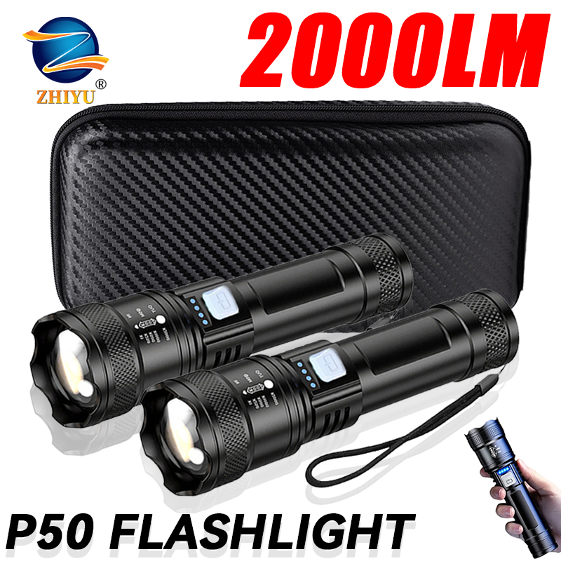 Tactical LED Flashlight 2000LM - Outdoor Adventure Trips 评论和价格