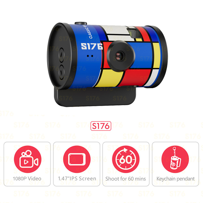 S176 Portable Mini Film Camera - Outdoor Adventure Videos 评论和价格